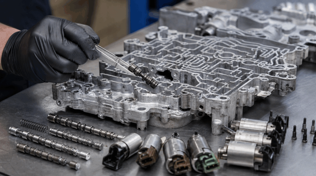 Cuerpo de válvulas de la caja automática: qué es, fallos y reparación